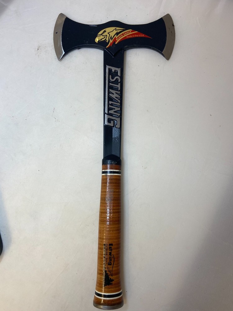 Estwing EDBA Black Eagle Leather Grip Double Bit Axe