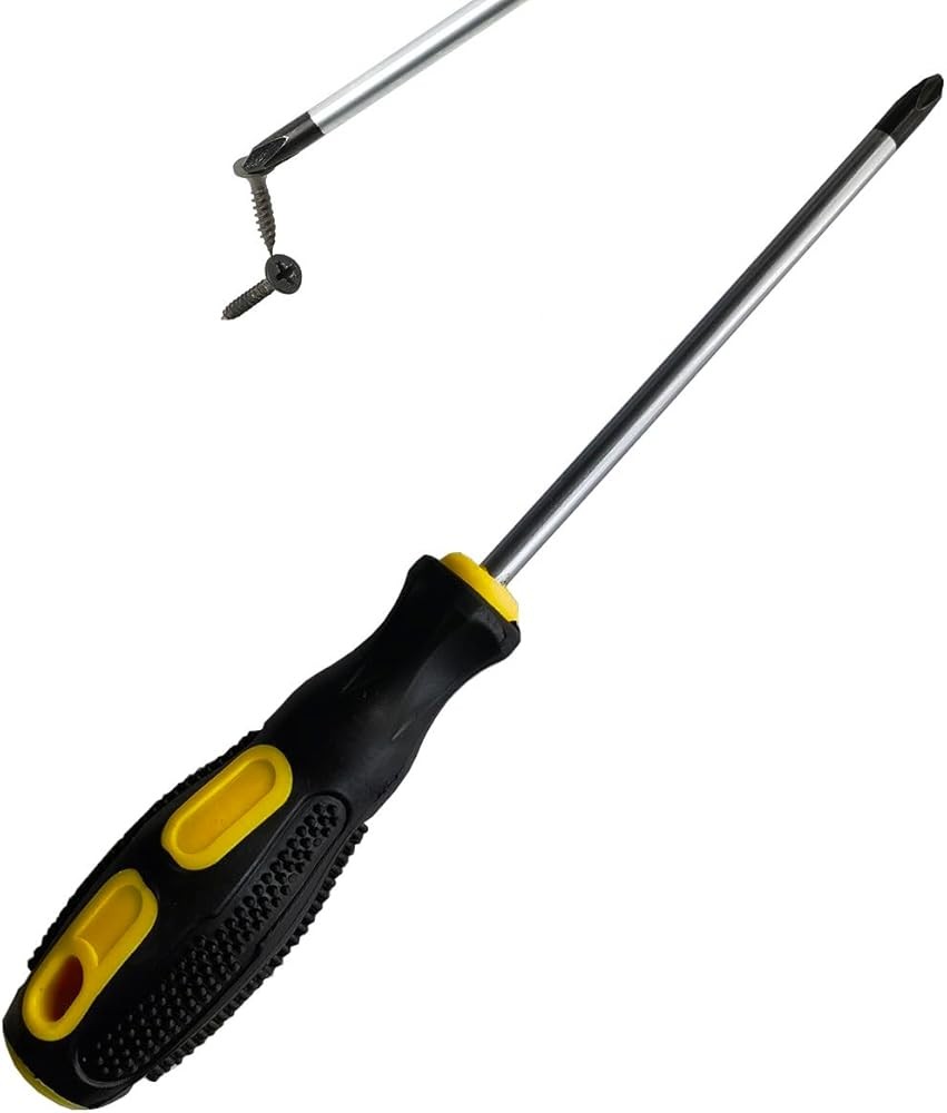 Screwdriver Set with Magnetic Tips, Soft Ergonomic Grip of