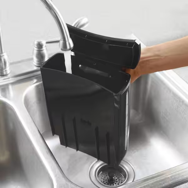 Brewstation 12- Cup Programmable Black Drip Coffee Maker with Removable Water Re