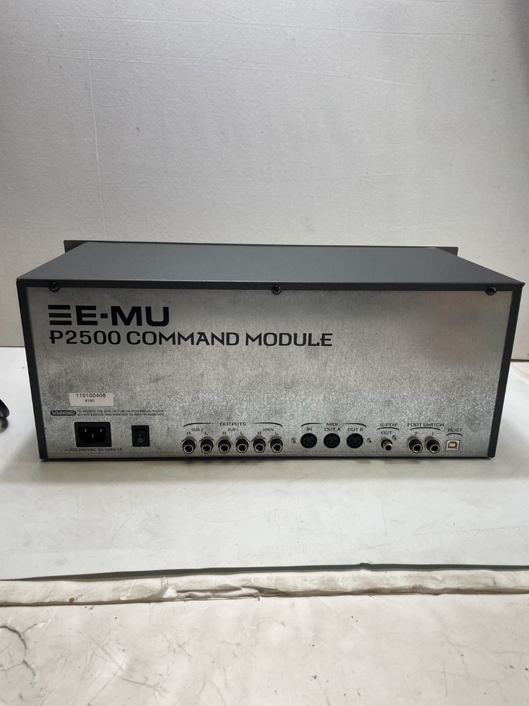 E-MU Proteus 2500 P2500 Command Module Digital Sample‑Based Synthesizer