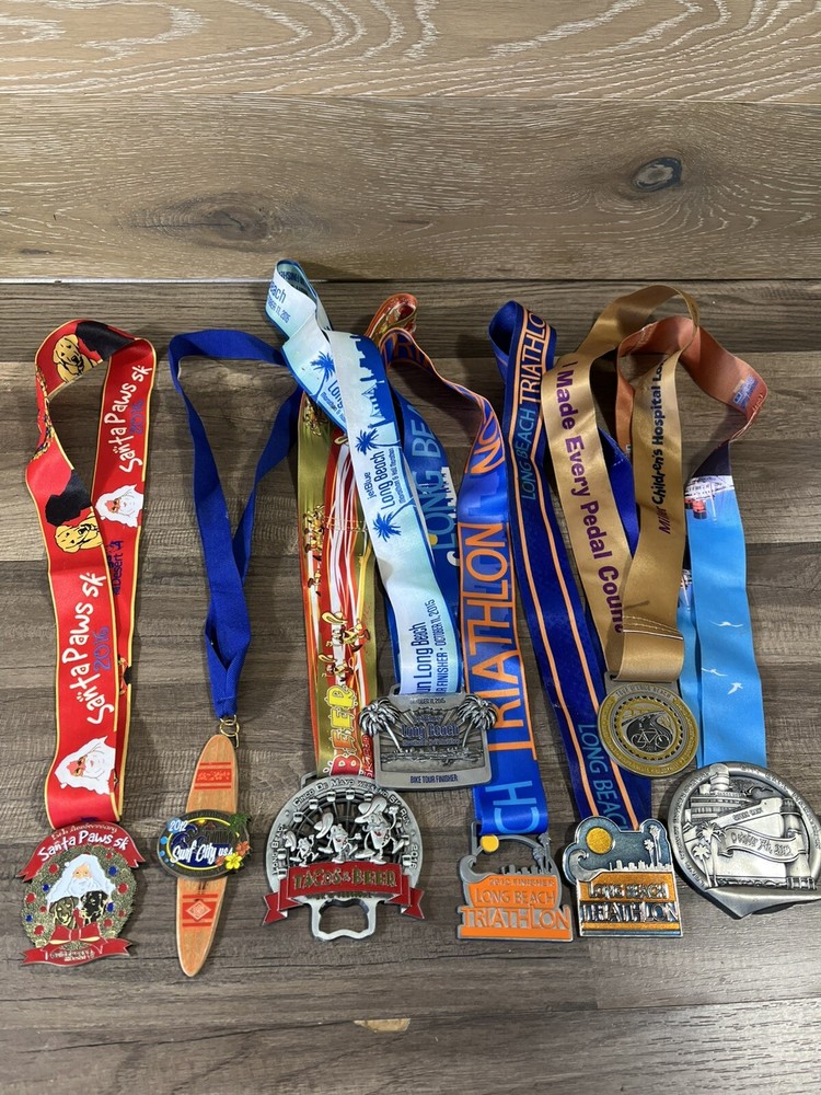 8 Triathlon Lanyard Finisher Metals