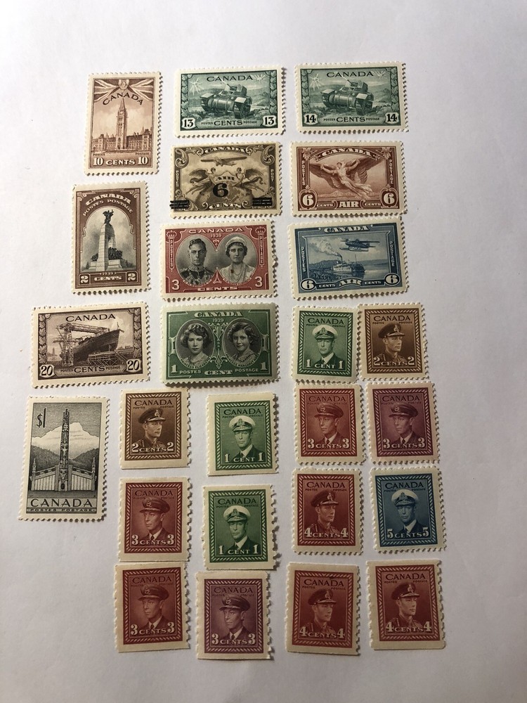 CANADA STAMPS LOT MH (LOT#3)