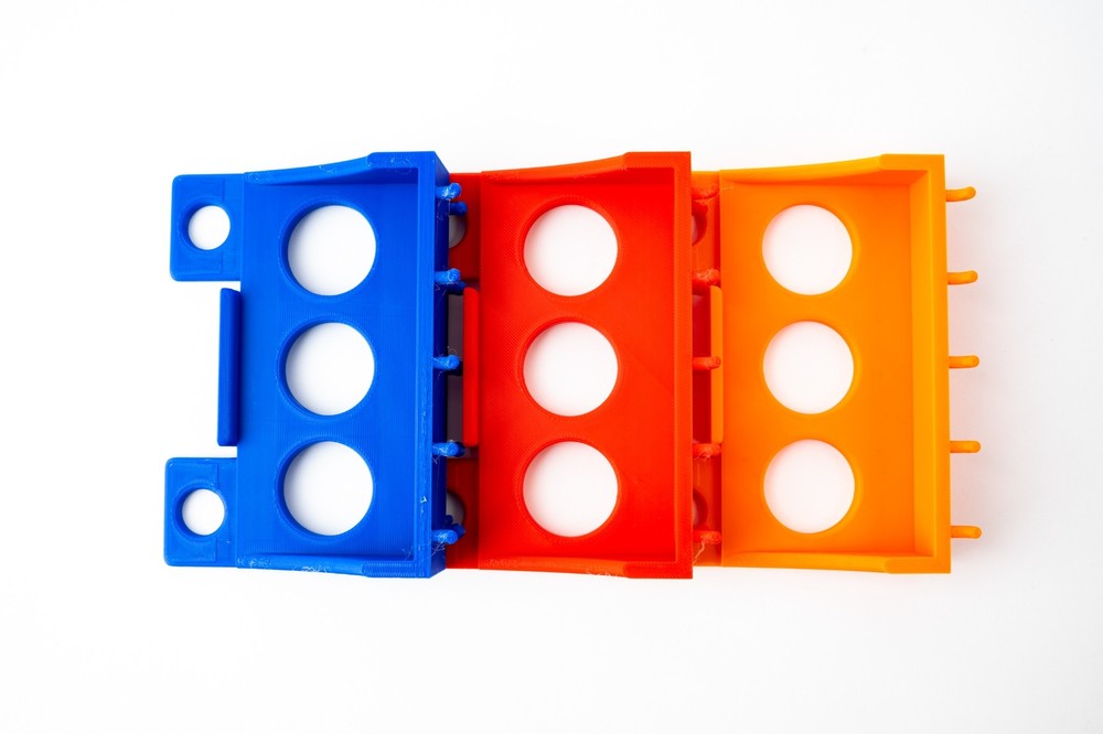 3-Die Reloading Pegboard Rack