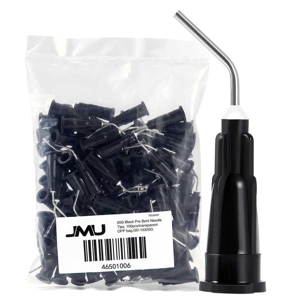 100PCS JMU Dental Pre Bent Needle tips Different Size