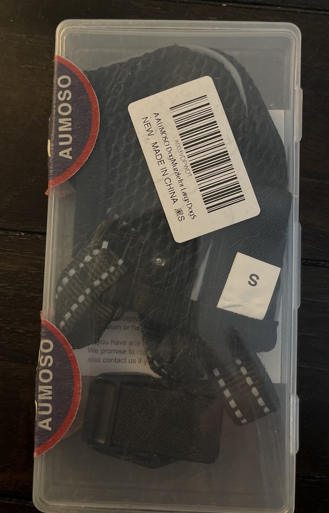 Aumoso Dog Muzzle Size Small— NEVER OPENED