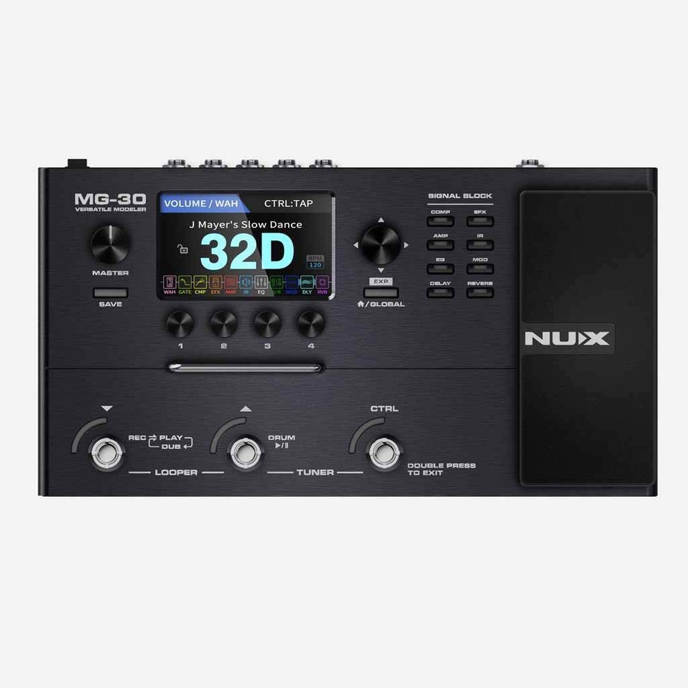 NUX MG30 Versatile Multi-Effects Modeler w/Built-in Recording Interface