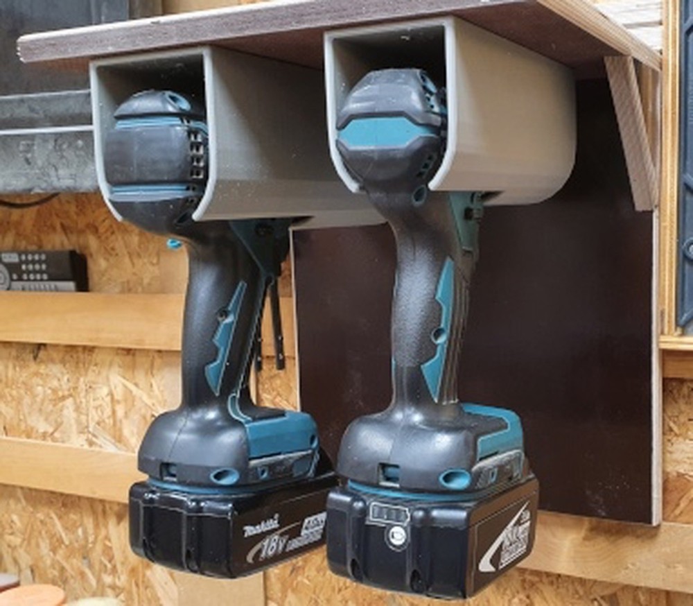 Makita Tool Holder Wall Mount Organizer - Workshop Storage Solution for Power To