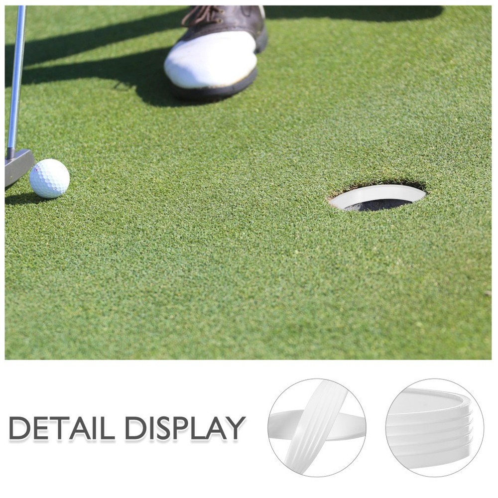 6 Pcs Golf Course Hole Cup Retaining Ring Practice Cups Rings Putting Discs