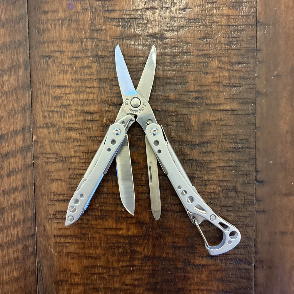 Leatherman Style CS Black Mini Multi-Tool Keychain Stainless - Excellent