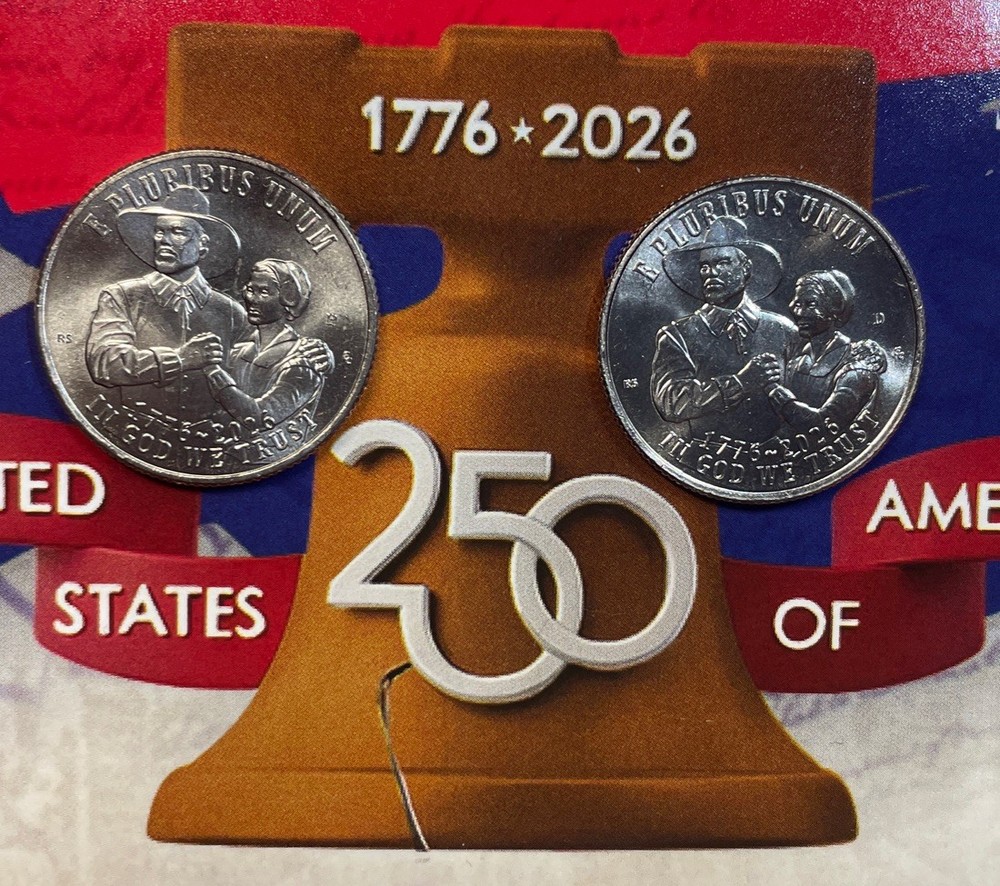 2026 P & D Mayflower Compact Uncirculated Quarters Set - IN HAND