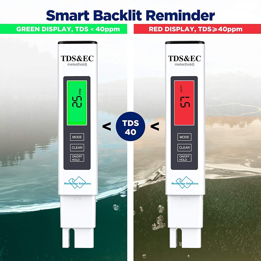 Digital TDS/pH testing Meter Pen Type pH Meter for Hydroponics,Household Water