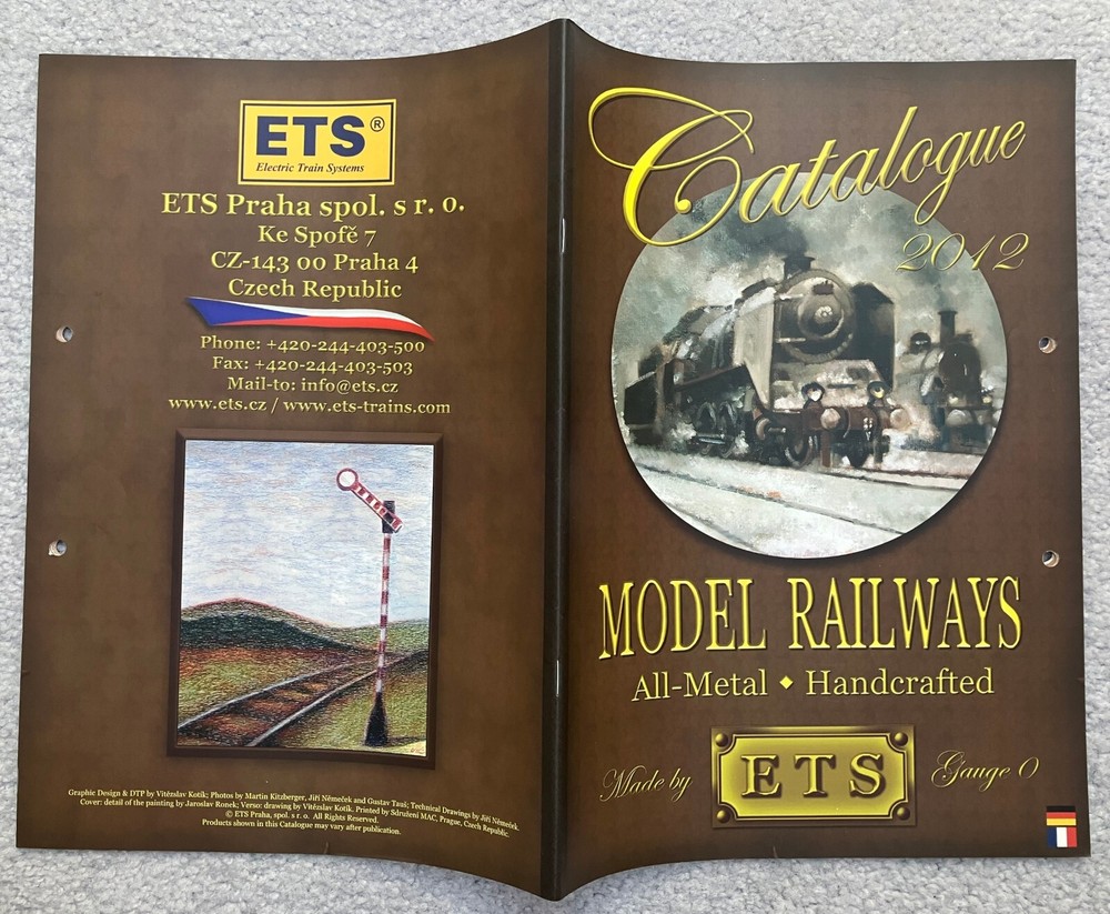2012 ETS Electric Train Systems Catalog O Gauge – 32 Pages