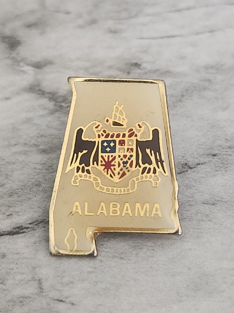 State Of Alabama Lapel Pin