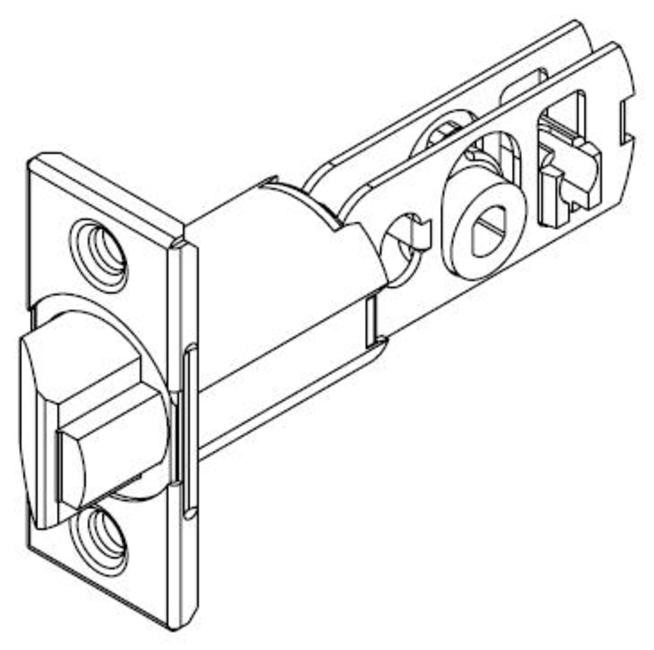 Kwikset 83277 Chrome Gatelatch Maximum Security