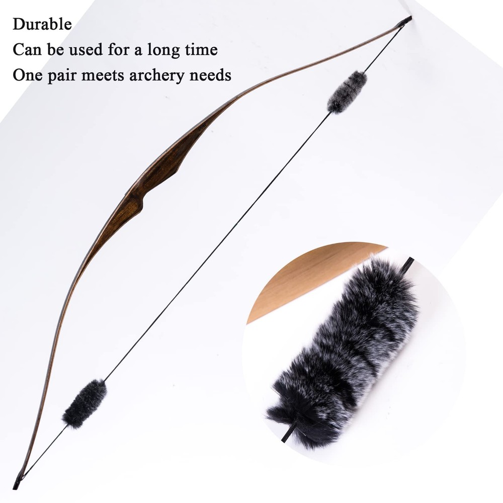 Bow String Silencers One Pair for Recurve Bow Longbow