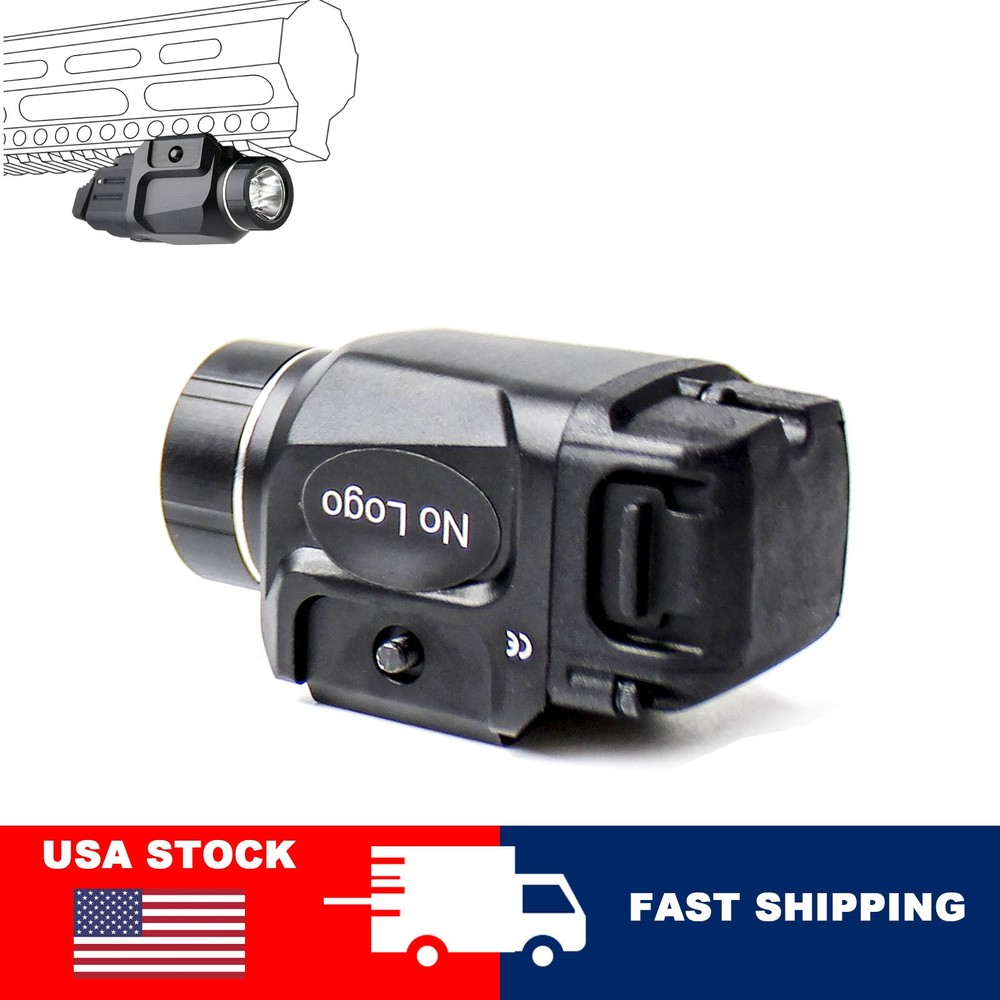 Tactical TR-7 Mounted Flashlight LED Constant / Strobe Weapon Light With Logo US