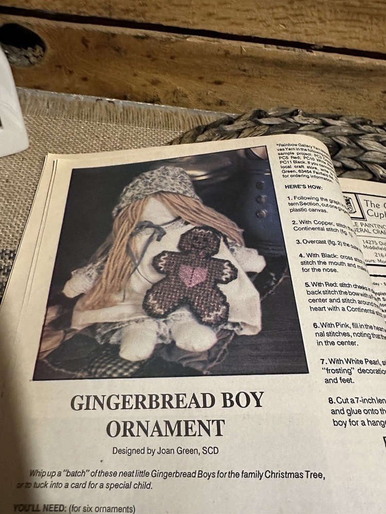 Craft Sampler Christmas In July 1995 Uncut