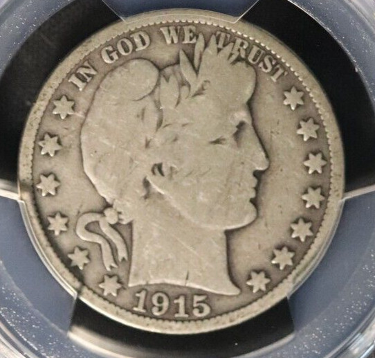 1915 Barber Half Dollar PCGS Graded G06!