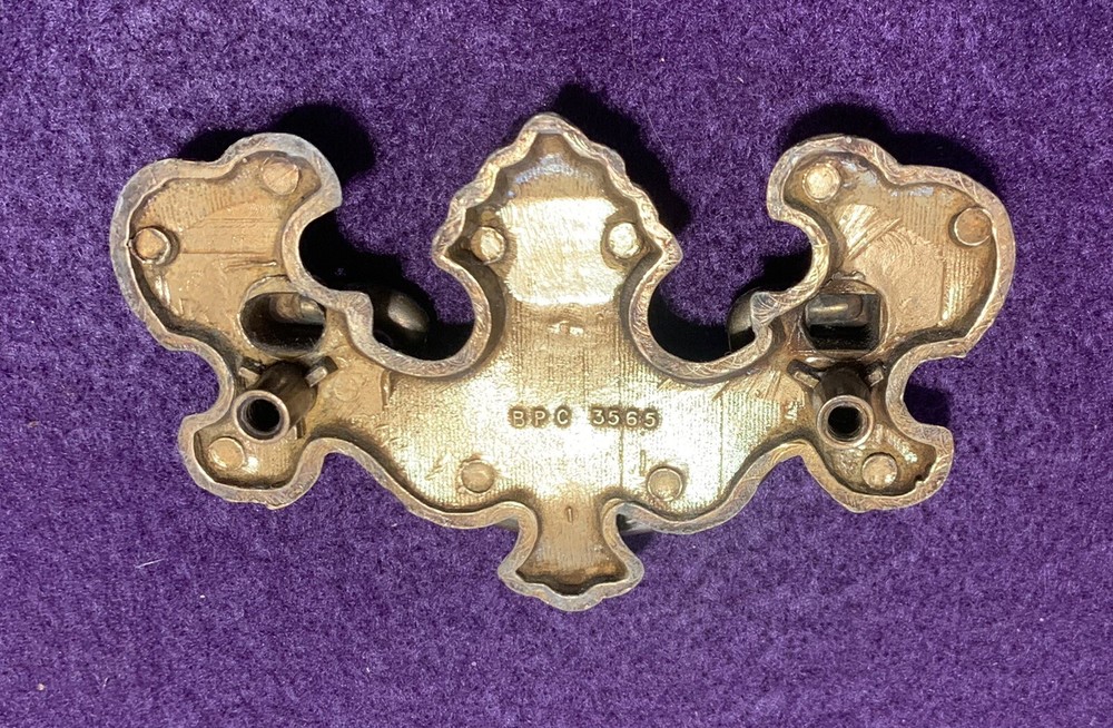 Brass Chippendale Colonial Antique Hardware Drawer Pull 2 1/2” centers Batwing