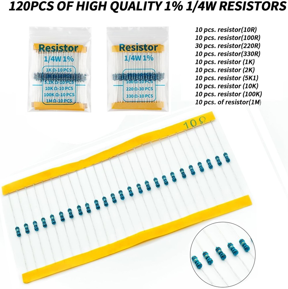 REXQualis Electronics Component Fun Kit 830-Point Breadboard & Power Supply