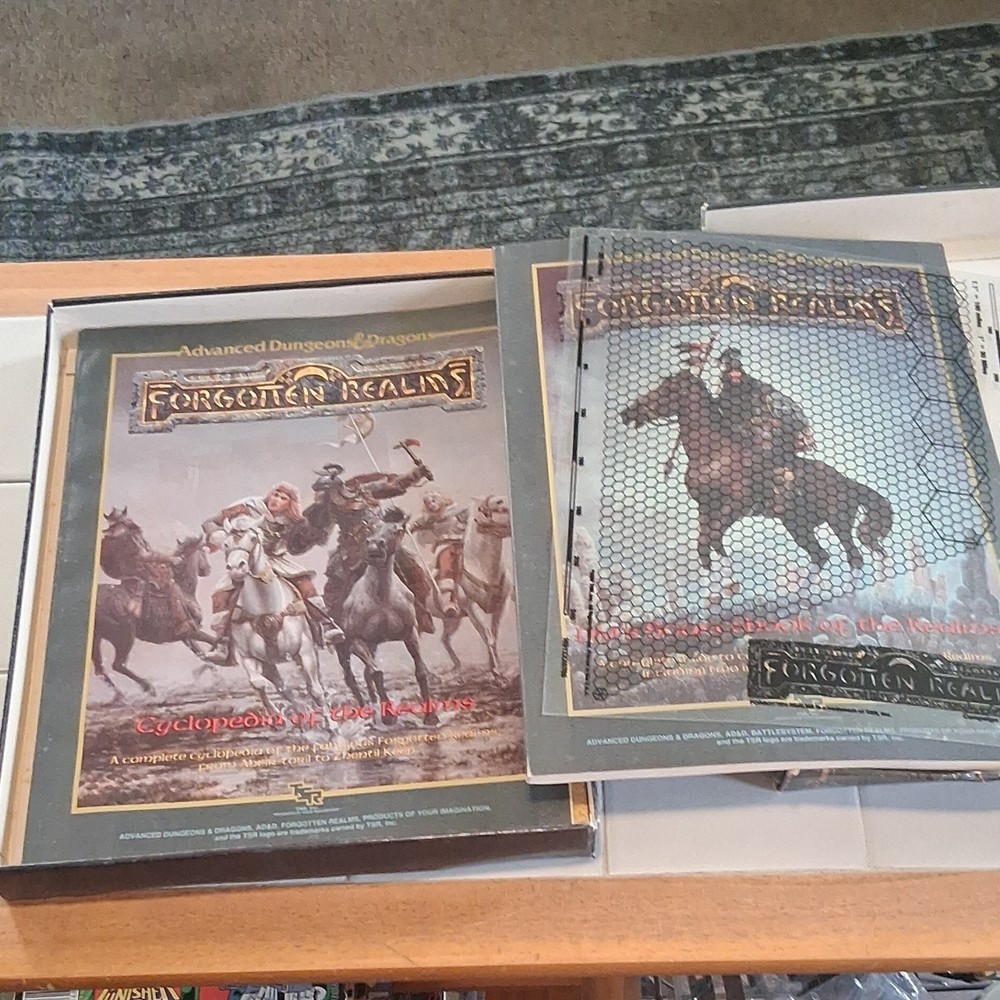 TSR Advanced Dungeons & Dragons Forgotten Realms Campaign Set 1987