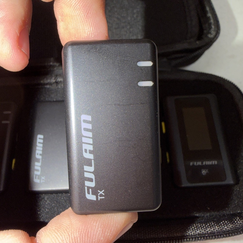 X6 Wireless Lavalier Microphones with for iPhone, iPad, Android, 4 Transmitter