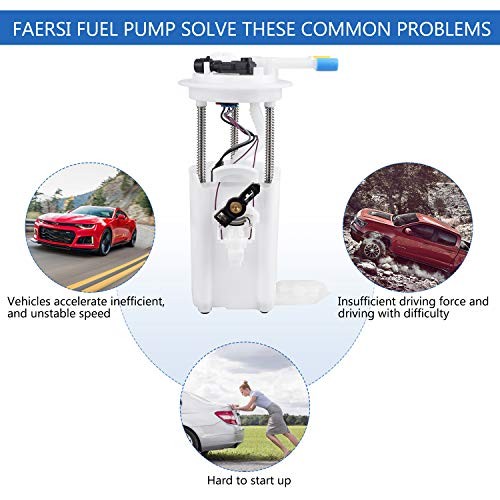 Fuel Pump Assembly w/Sensor Replace# E3508M Compatible with 2000-2003 Chevy