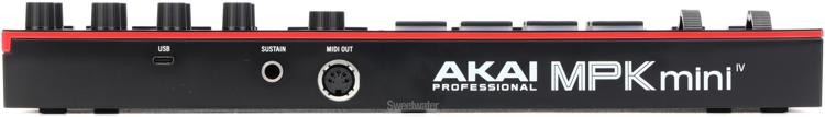Akai Professional MPK Mini IV MIDI Keyboard Controller - Black