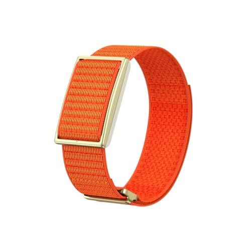 Nylon Straps Compatible with Polar Loop Bands Replacement, Small Orange