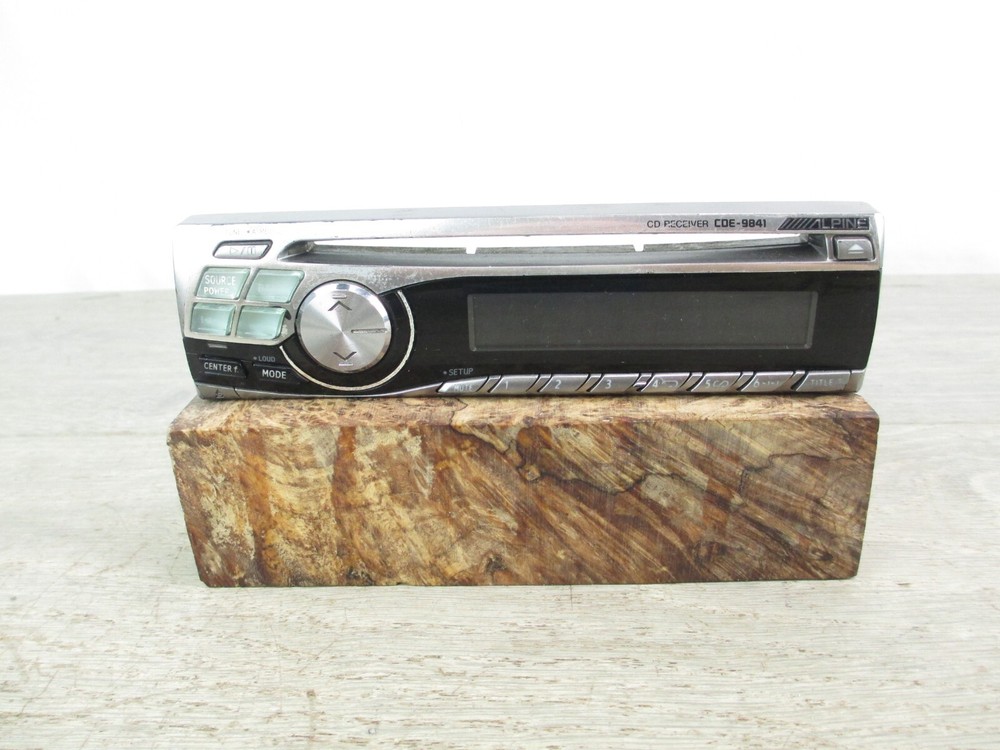 Alpine cde 9841 faceplate only OEM Tested