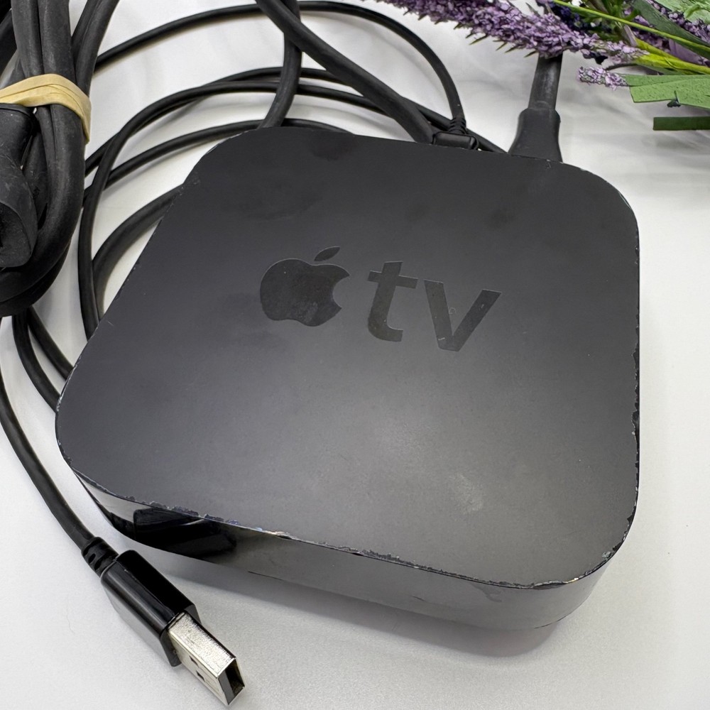 Apple TV 3rd Generation HD Media Streamer A1469 Tested Working No Remote
