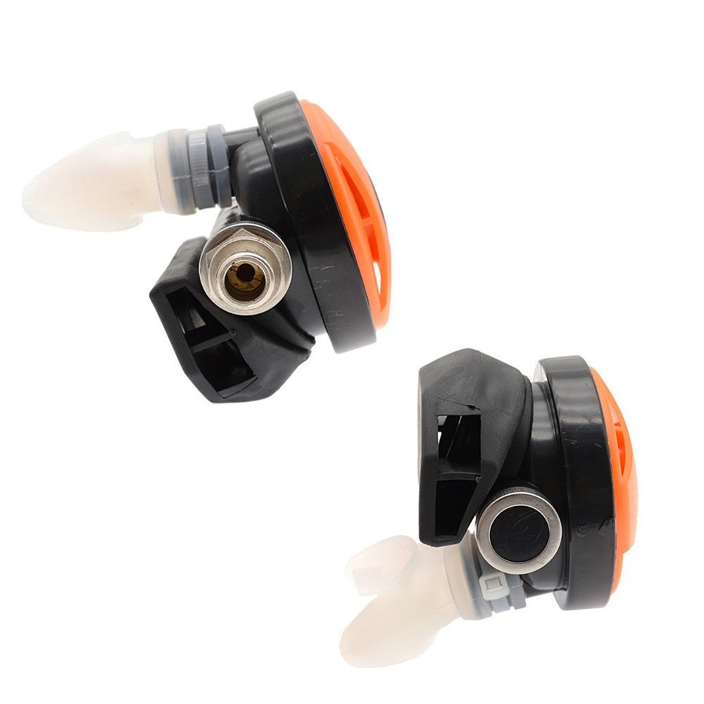 Non-adjustable Scuba Diving Regulator 2nd Stage with Hose Ergonomic Bite Design