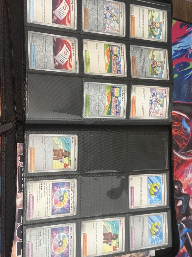 Surging Sparks Master Base Set w/ Reverse Holo 348 Cards W/ Binder!!