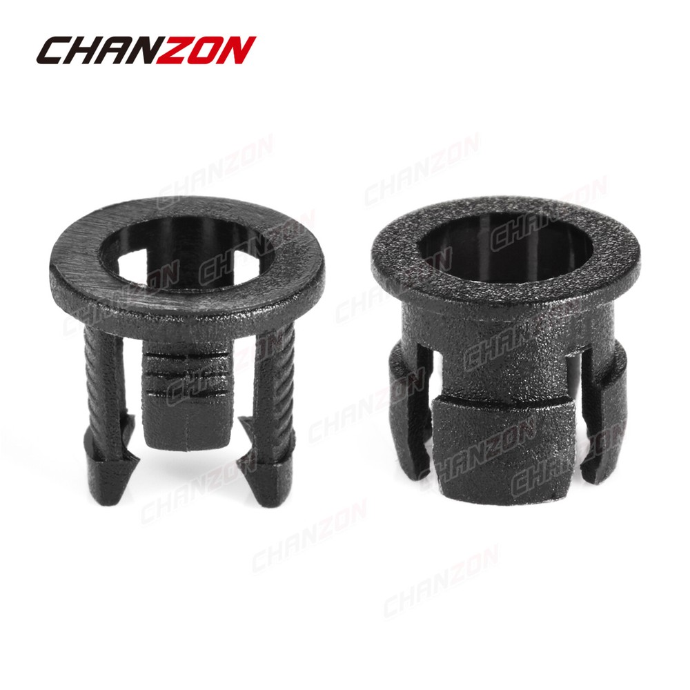 3mm 5mm 8mm 10mm Chrome Metal Silver Bezel LED Diode Holder Panel Mount Socket