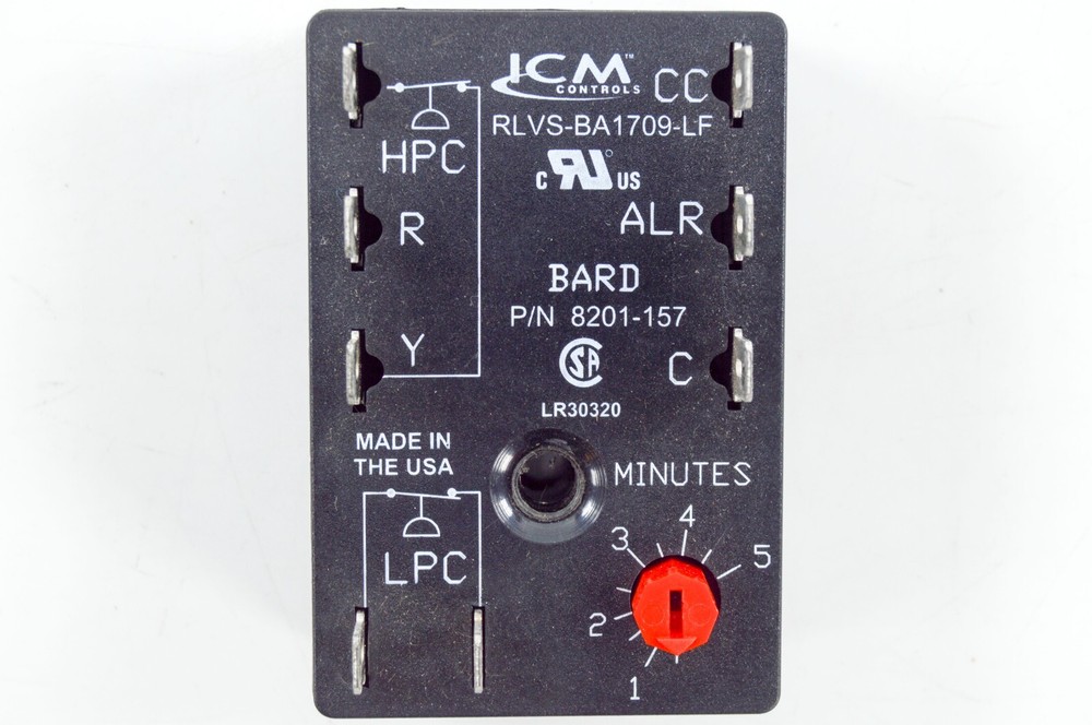 Bard 8201-157 Compressor Control Module ICM RLVS-BA1709-LF Time Delay