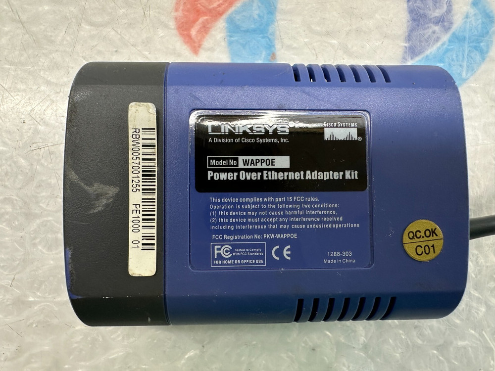 Linksys Power Over Ethernet Injector WAPPOE