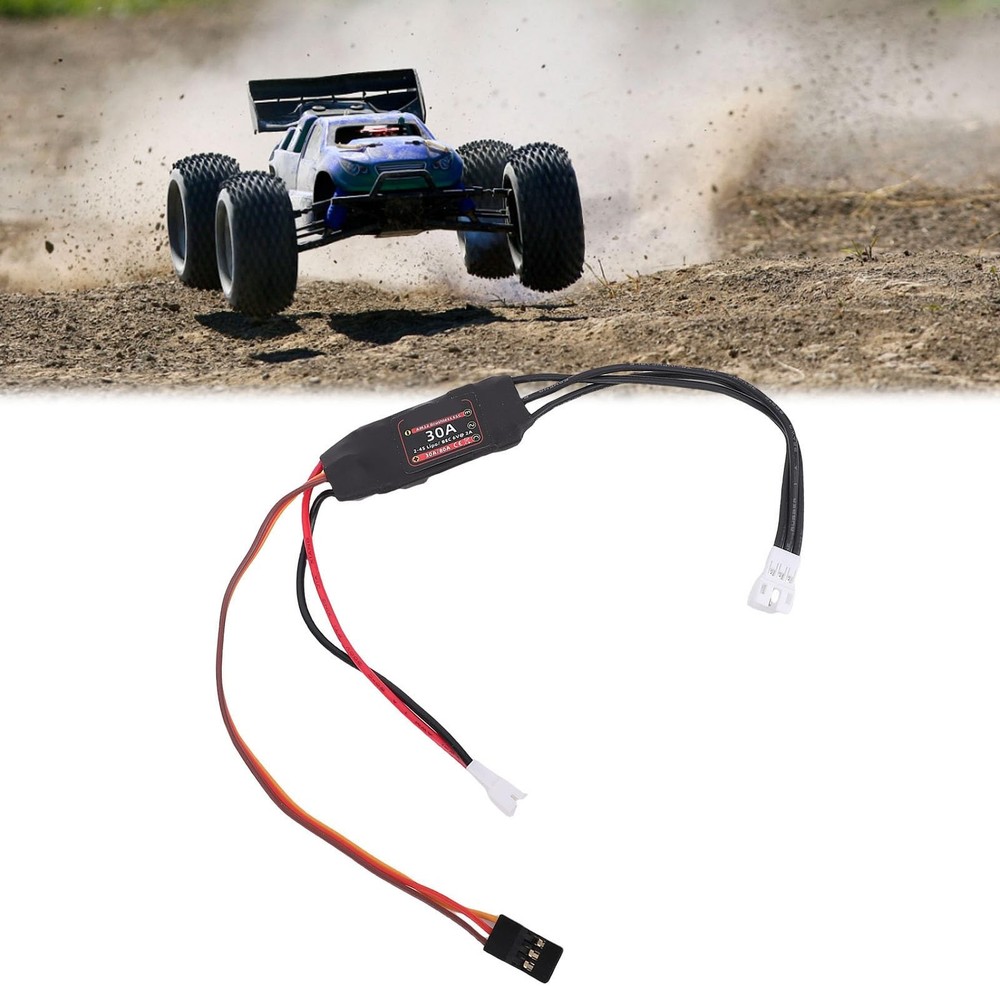 Drfeify 30A Brushless ESC, AM32 Electronic Speed Controller with Sine Start f...