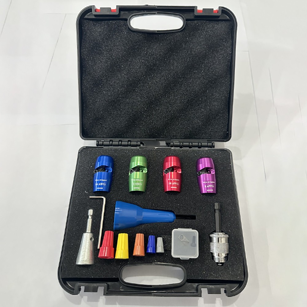 US Wire Stripper for Drill Wire Stripping and Twisting Tool Upgrade Electrical*