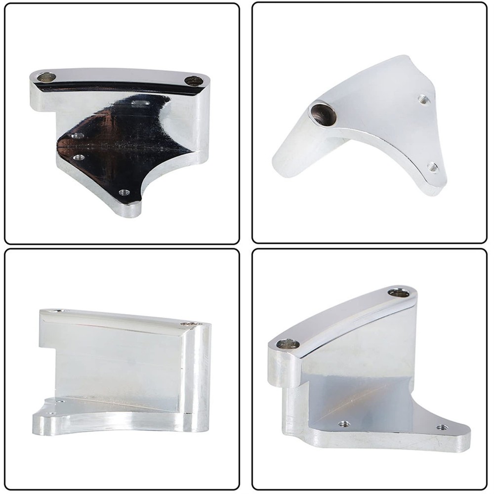 Polished Billet Aluminum Timing Tab Adjustable Pointer Balancer for Chevy SBC...