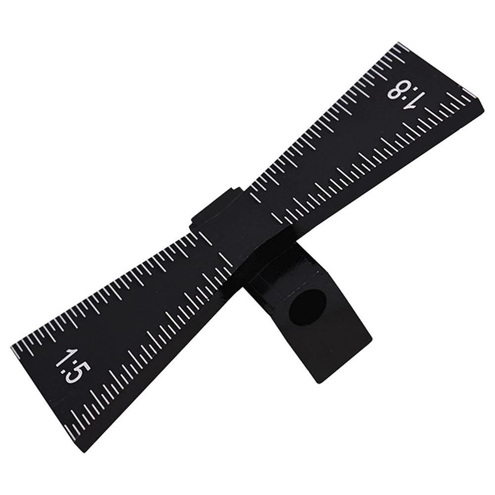 Compact Dovetail Measurement Tool for Precise Woodworking Applications