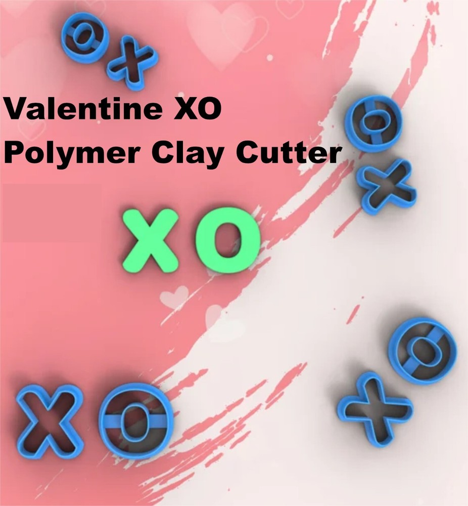 Valentine XO Polymer Clay Cutter