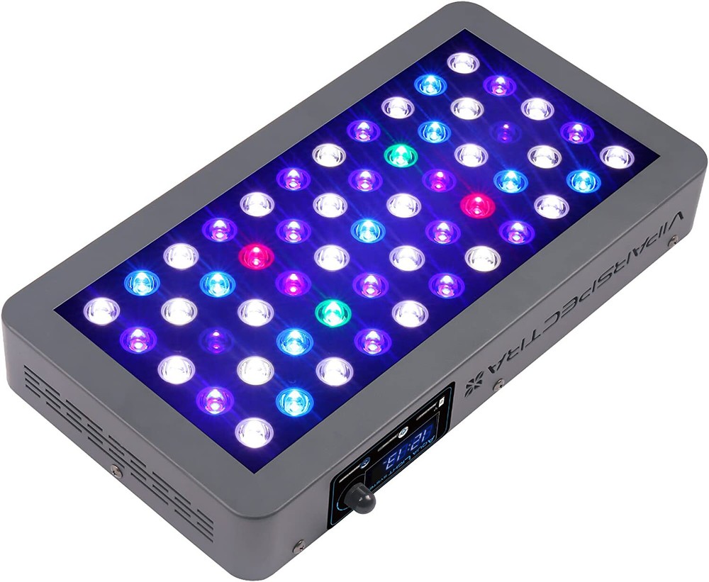 VIPARSPECTRA Timer Control 165W LED Aquarium Light Full Spectrum for Reef&Fish