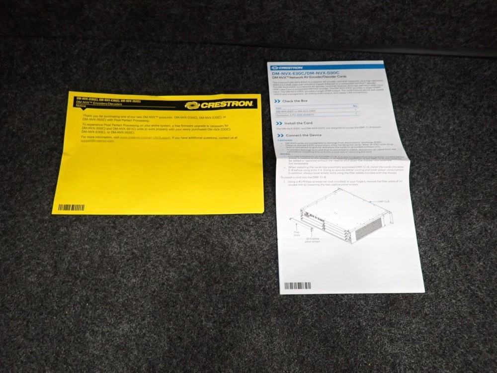 CRESTRON DM-NVX-E30C DM NVX 4K60 4:4:4 HDR Network AV Encoder Card