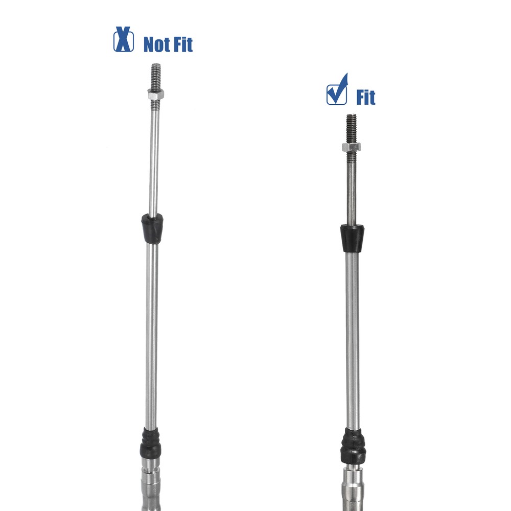 Pack(2) 13FT Throttle Control Cable Shift Control Lever 33C for YAMAHA Engine