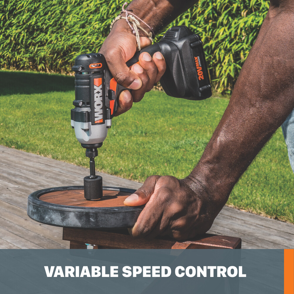 WX291L Worx 20V MaxLithium Cordless Powershare Impact Driver