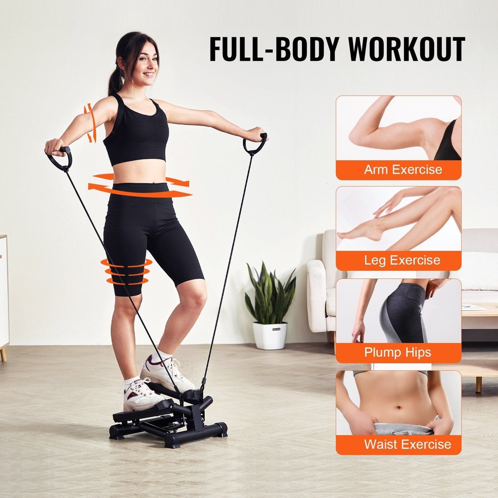 High Performance Stepper with Stretch Tubes Workout Efficiency
