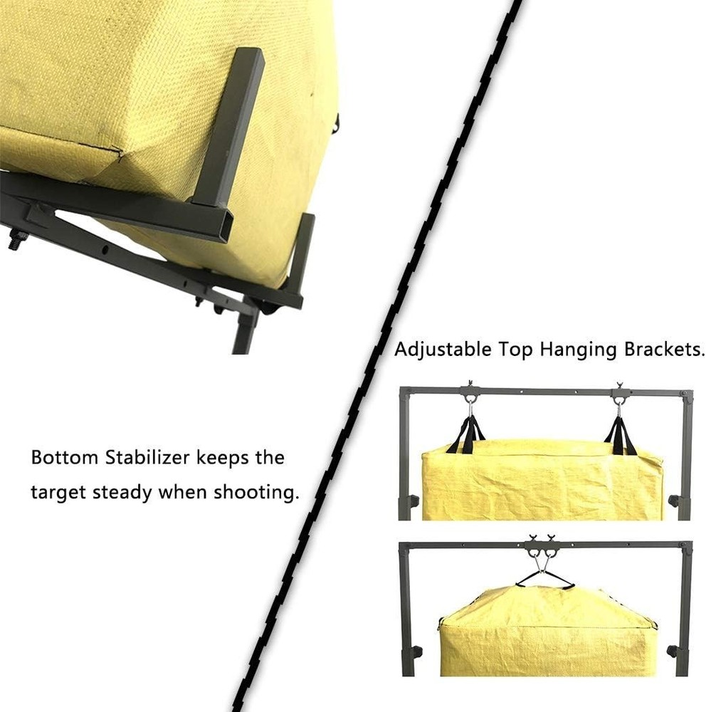 Multi-Function Archery Target Stand with Stabilizer - Ideal for Bag Targets