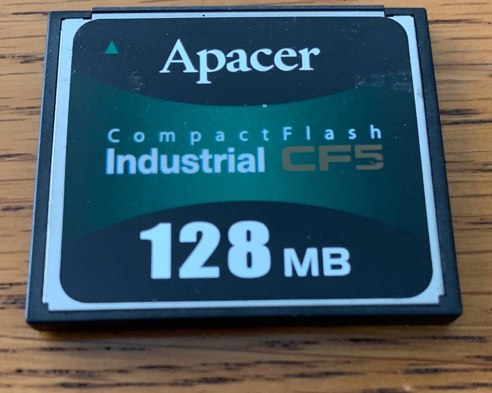(1) APACER 128 MB Compact Flash