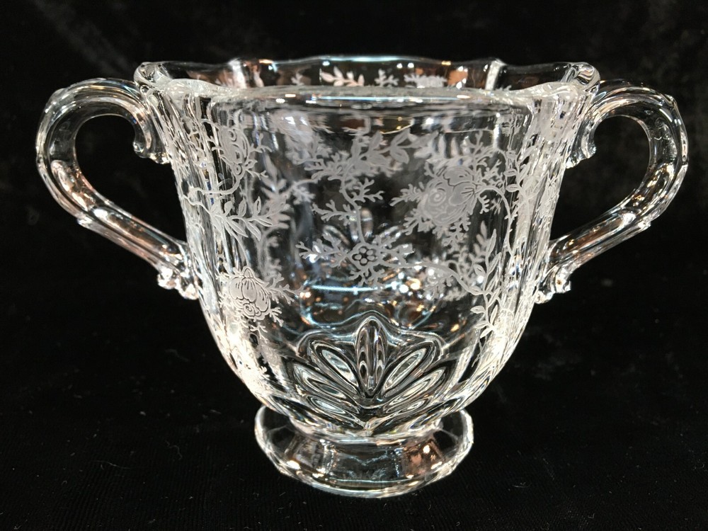 Fostoria CHINTZ Creamer & Open Sugar Set