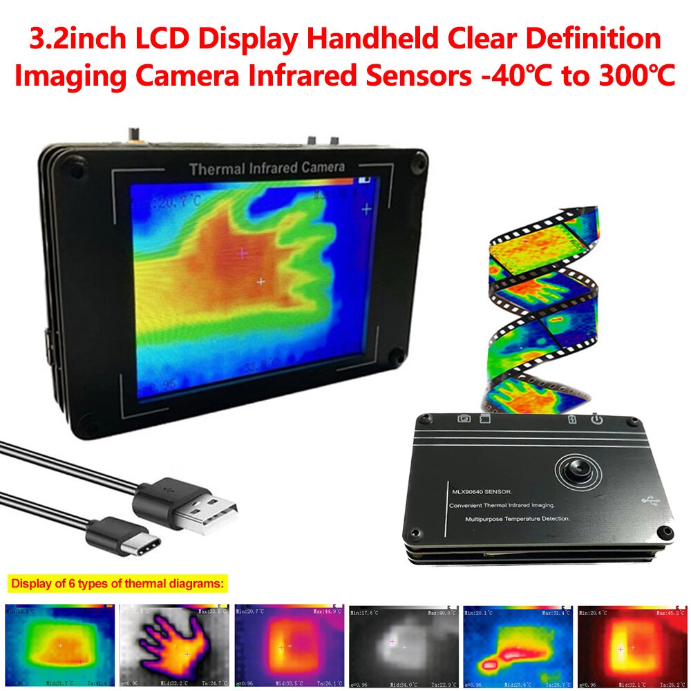 3.2" Digital Camera Infrared Thermal Imager Handheld Temperature Sensor NEW